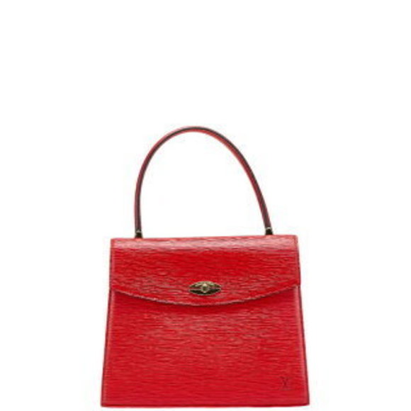 Louis Vuitton Epi Malesherbes Handbag Castilian Red Leather - Picture 1 of 8